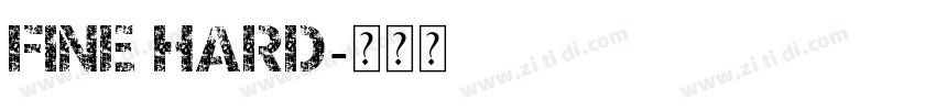 Fine hard字体转换